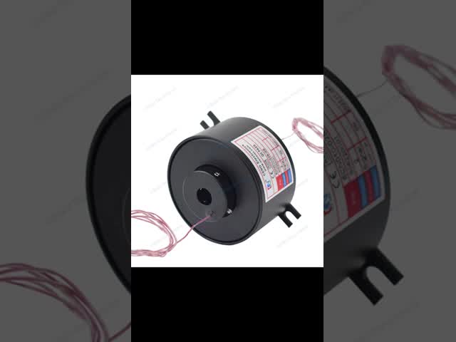 High Speed Slip Ring with Through Hole and T-type thermocouple signal