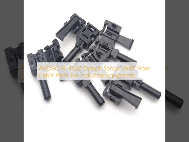 AVOGO-R-4532 Optical Sensor With Fiber Cable Ports For Industrial Equipment