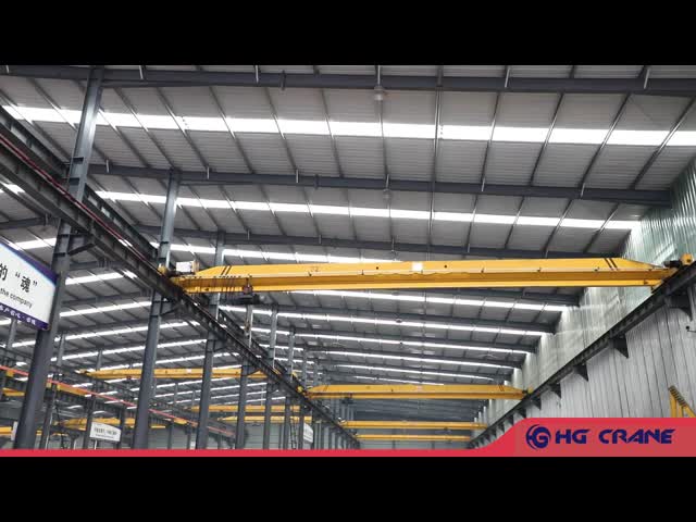 Single Girder EOT Crane with 25T Max Lifting Load A3-A4 Work Duty and PLC Motor Gear for Industrial Use