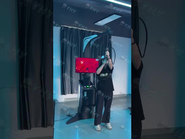 Indoor Metal Virtual Reality Shooting Range Simulator VR Shooter-Garden Occasion Earn Money Amusement Games