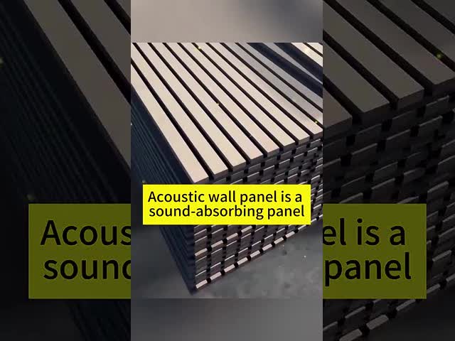 Modern Design Akupanel Acoustic Slat Wall Panel Wood MDF Material for Hotel Soundproof and Graphic Design Solution Capable