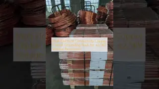 High Electrical Conductivity Copper Cladde Grounding Rods for ≤2.5KV Voltage Resistance