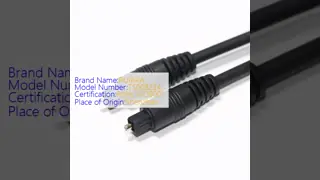Brand New Hifi Sound Toslink Optical Audio Digital Cable S/PDIF Plated Gold Connector Black PVC 1.5M 2.4M 3M