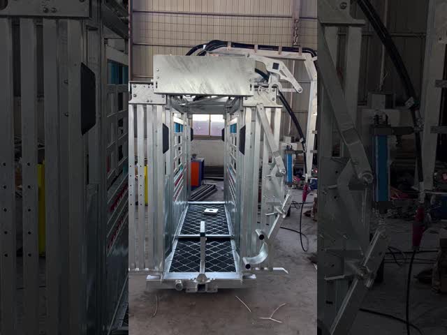 Galvanized Cattle Crush With Weighing Scale