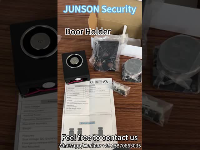 100lbs Smart Electromagnetic Lock JS-60A 180mA Current Draw For Self Motion Door