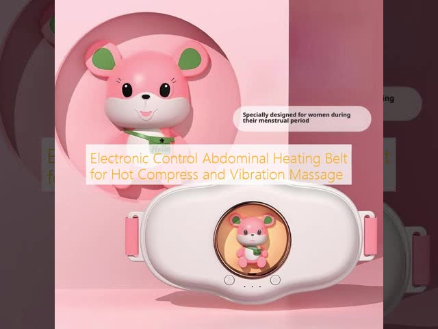 Electronic Control Abdominal Heating Belt for Hot Compress and Vibration Massage