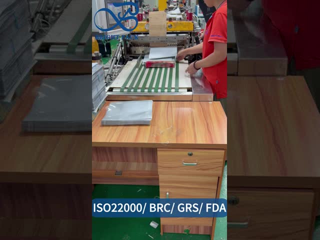 Heat Seal Vacuum Open Top  Mylar Aluminium Foil Packing Pouch GRS  BRC