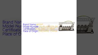 ANSHI 19 Inch 1U Height 24 Ports STP Shielded Rack Mount Patch Panel for Networking