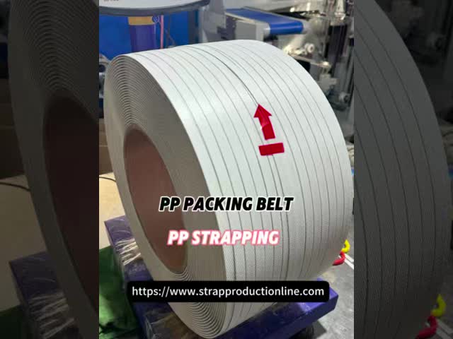 Green PET plastic strapping 16mm  PET packaging strap high-speed PET strapping band