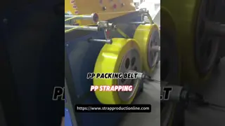 Green PET plastic strapping 16mm  PET packaging strap high-speed PET strapping band