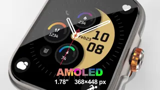 S216 Smart Watch Health Monitoring Watch GPS Bluetooth Calling Built-In 1.78'' AMOLED Screen