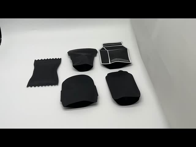 Zipper Bag Spot Delivery Fast Touch Film 9x135cm Black Packaging Plastic Bag Smell Proof Stand Up Pouch Seal Packaging