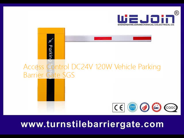 Access Control DC24V 120W Vehicle Parking Barrier Gate SGS
