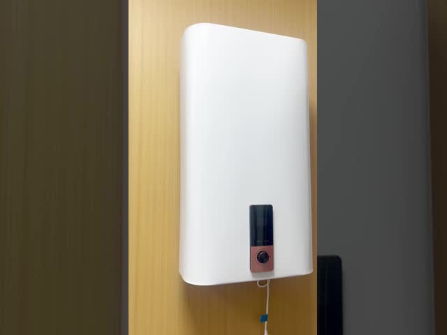 Wall Mounted Storage Electric Water Heater with 316L Stainless Steel Heating Tube IPX4 Waterproof and Over Temperature Protection 93℃±5℃
