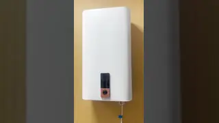 Wall Mounted Storage Electric Water Heater with 316L Stainless Steel Heating Tube IPX4 Waterproof and Over Temperature Protection 93℃±5℃