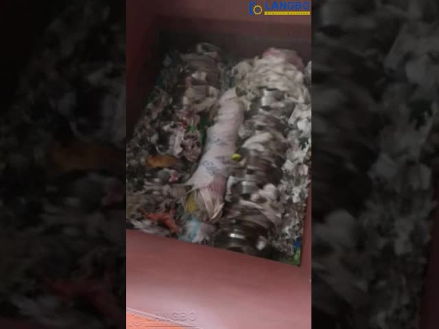 Single Shaft Shredding Machine for Plastic Film, Fabric, Foam Polyethylene and Waste Foam Shredder Machine