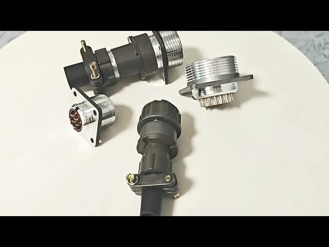 MIL Circular Connector Russian 2PM Standard with Threaded Connection Glass-Sintered Insulation and High-Temperature Resistance