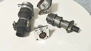 MIL Circular Connector Russian 2PM Standard with Threaded Connection Glass-Sintered Insulation and High-Temperature Resistance