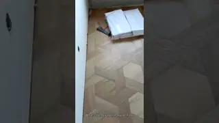 Natural Vanished Shaped Oak Parquet Flooring Hexagon Parquet Flooring ABC grade