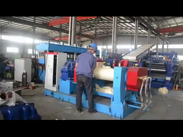 Automatic Grade Three Rollers Rubber Calender