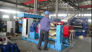 Automatic Grade Three Rollers Rubber Calender