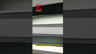 Black Aluminum Tile Trim Aluminium T Shaped Tile Edging Trim Profile