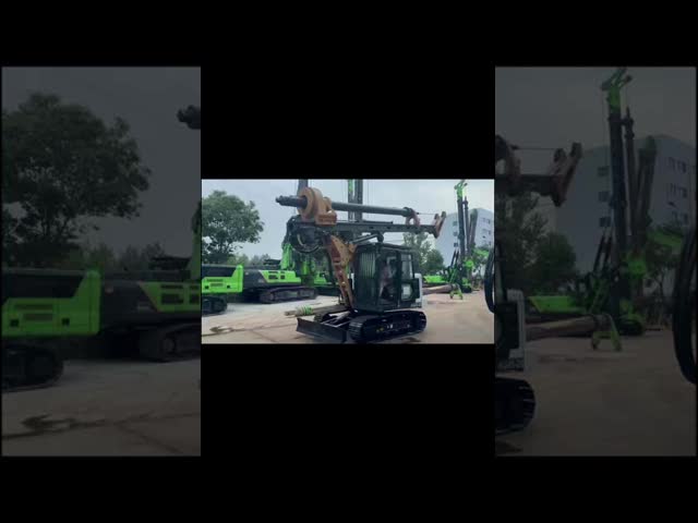 Rotary Pile Machine with 50kN Lifting Force 35kNm Rotary Head Output Torque and 10° Forward Tilt for Efficient Pile Foundation Construction