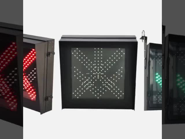 Super Bright LED Lane Control Sign with Red and Green Color Indicators Compliant with JT/T431-2000 Quality Standard