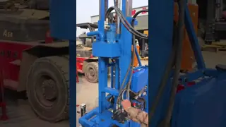 Portable Water Well Drilling Rig for 150m Drilling Depth and 50mm Drill Pipe Diameter