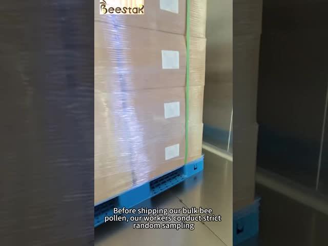 Multi-Flower Raw Bee Pollen Granules 25kg Carton Food Supplement