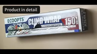 100% Safe PE Cling Film With Cutter Box for Food Wrap Fruits and Vegetables Packaging Made in CHina