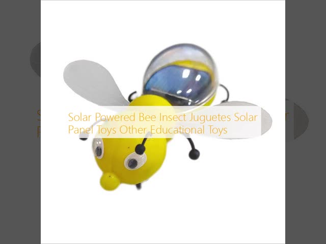 Solar Powered Bee Insect Juguetes Solar Panel Toys Other Educational Toys