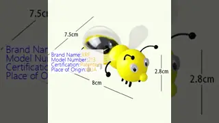 Solar Powered Bee Insect Juguetes Solar Panel Toys Other Educational Toys