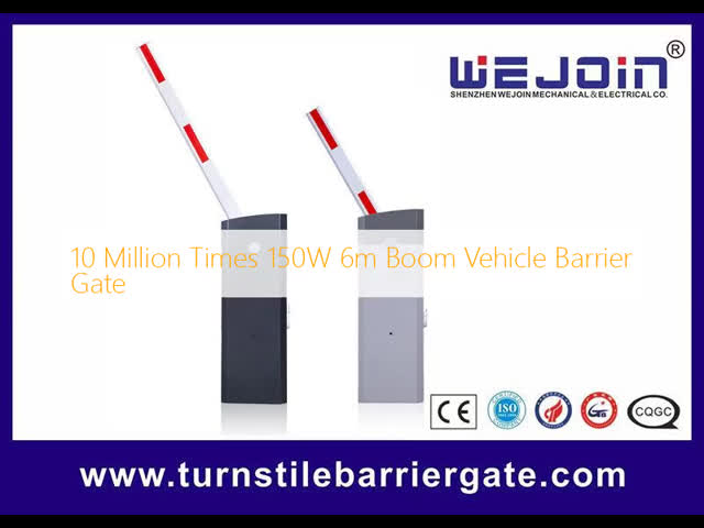 10 Million Times 150W 6m Boom Vehicle Barrier Gate