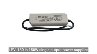 Meanwell Driver Factory Constant Voltage Power Supply 120W 12V