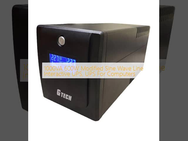 1000VA 600W Modified Sine Wave Line Interactive UPS, UPS For Computers