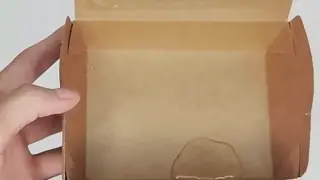 500ml to 2100ml Rectangle Box Kraft Paper Disposable Food Trays with Window for Fried Food