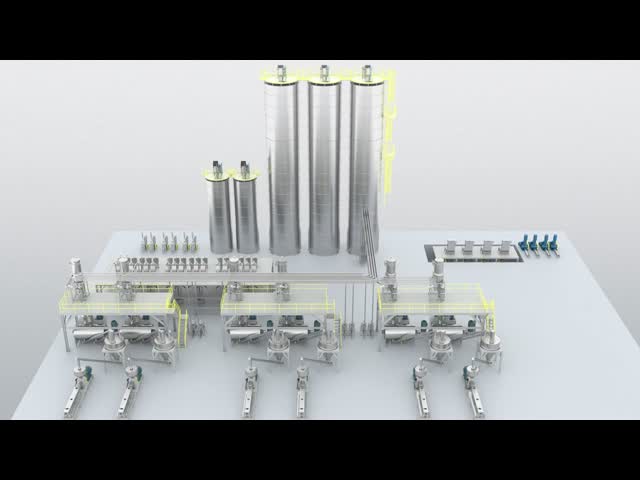 Bulk material handling-Pneumatic Conveying system Automatic Batching System