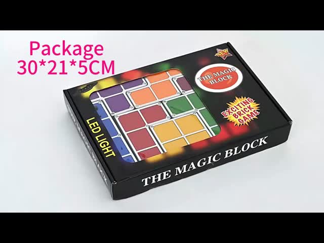 Tetris Lamp Adjustable Color DIY Stacking Night Light LED Table Lamp For Bedroom Living Room Children's Room