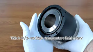 2-in 2-out High-Temperature Water-Cooled Slip Ring with 50mm Inner Diameter for Fluid and Gas Transmission