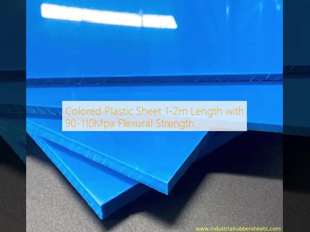 Colored Plastic Sheet 1-2m Length with 90-110Mpa Flexural Strength
