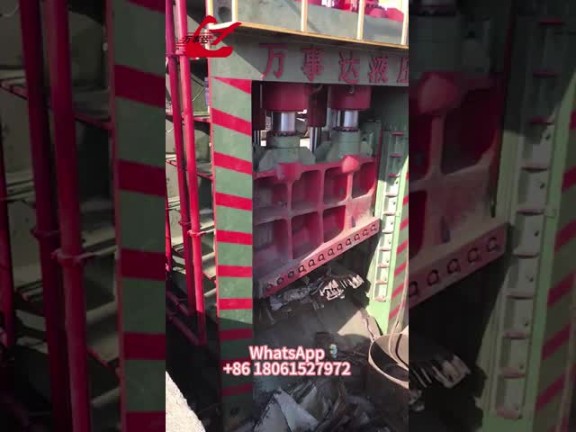 High-Power New Hydraulic Gantry Shear 630ton Cutting Force for Large-scale Steel Scrap Recycling