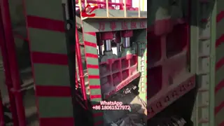 High-Power New Hydraulic Gantry Shear 630ton Cutting Force for Large-scale Steel Scrap Recycling