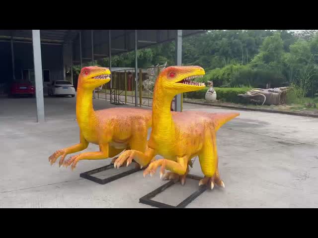 Dinosaur Robotic Real Life Size Animatronic Velociraptor For Sale