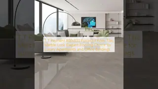800x800mm Marble Look Porcelain Floor Tile with High Stain Resistance and Frost Resistant for Luxury Spaces