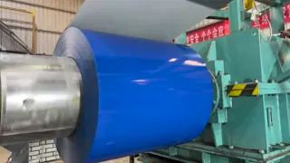 Heavy Duty Performance Galvanized Base Color Coil Easy Fabrication Eco-Friendly Coating