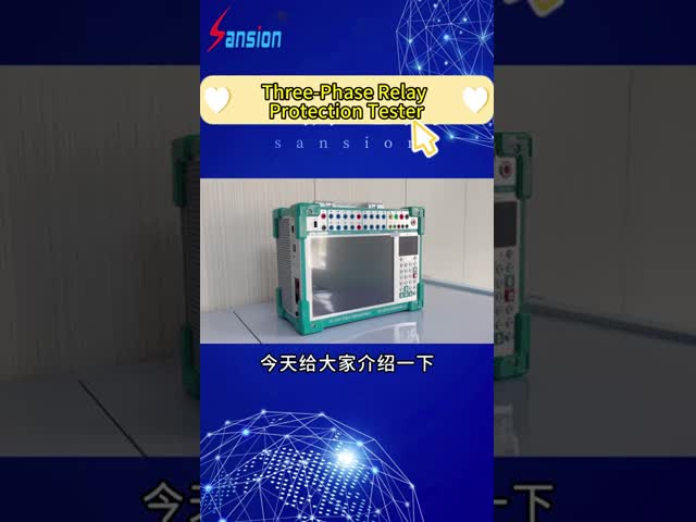 Six Phase Protective Relay Test System Multi Function 220V AC Relay Tester