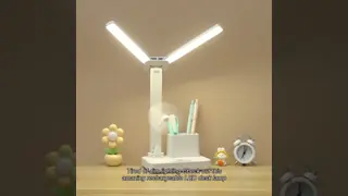 Factory Direct USB Touch Control Powered Small LED Desk Lamp Rechargeable Night Light Reading Lamp White Shade Dropshipping