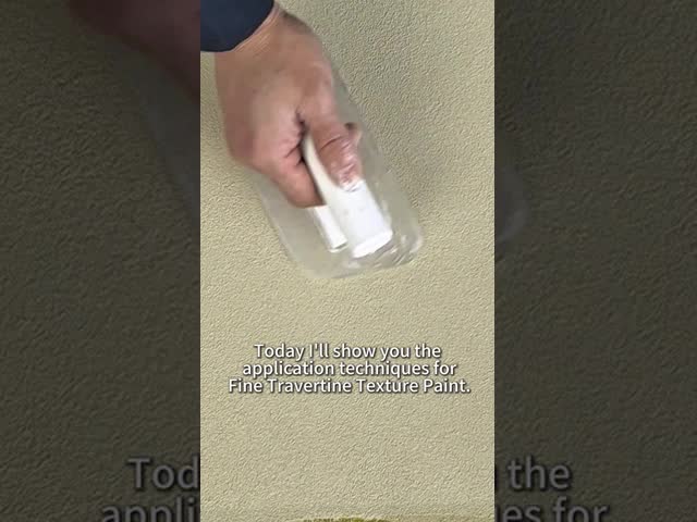 Fine Travertine Delicate Texture Interior Wall Paint Antibacterial Mildew Proof