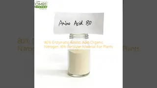 80% Enzymatic Amino Acid Organic Nitrogen 16% Fertilizer Material For Plants